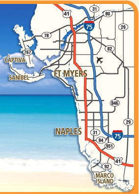 Preview image of Southwest Florida area map