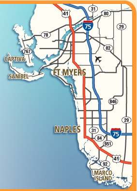Preview of Southwest Florida Printable maps